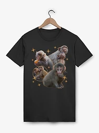 Lonely Monkey Friendship Collage T-Shirt
