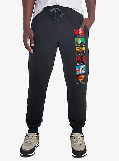 DC Comics Superman 2025 Square Portraits Jogger Sweatpants