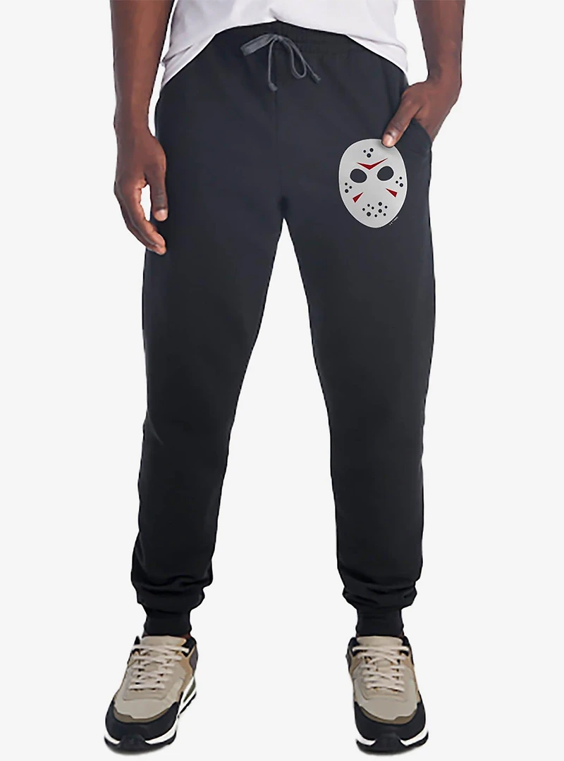 Friday the 13th Simple Mask Jogger Sweatpants