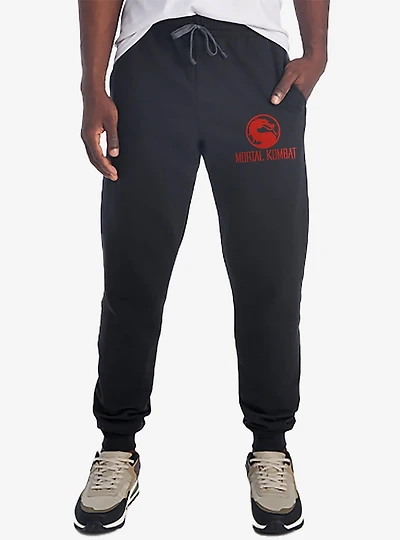 Mortal Kombat Klassic Dragon Logo Jogger Sweatpants