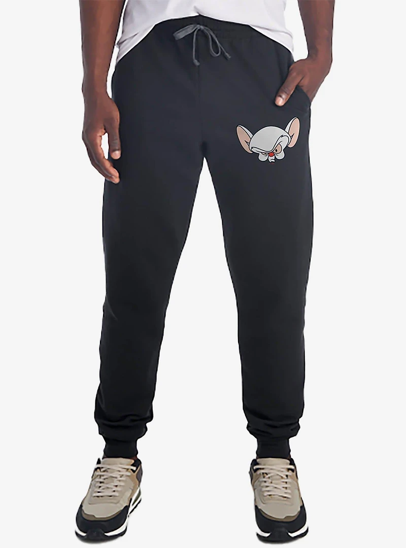 Pinky and the Brain Head Jogger Sweatpants