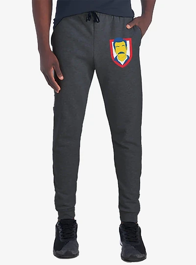 Ted Lasso Mustache Jogger Sweatpants
