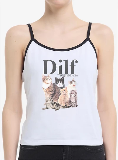 Silly Cats Dang I Love Felines Dilf Womens Cami Box Lunch Exclusive