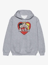 Archie Comics Heart Love Trio Hoodie