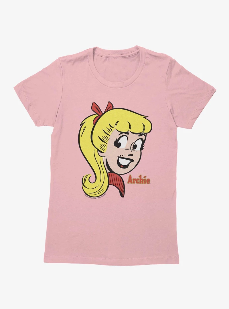 Archie Comics Big Face Betty Cooper Womens T-Shirt