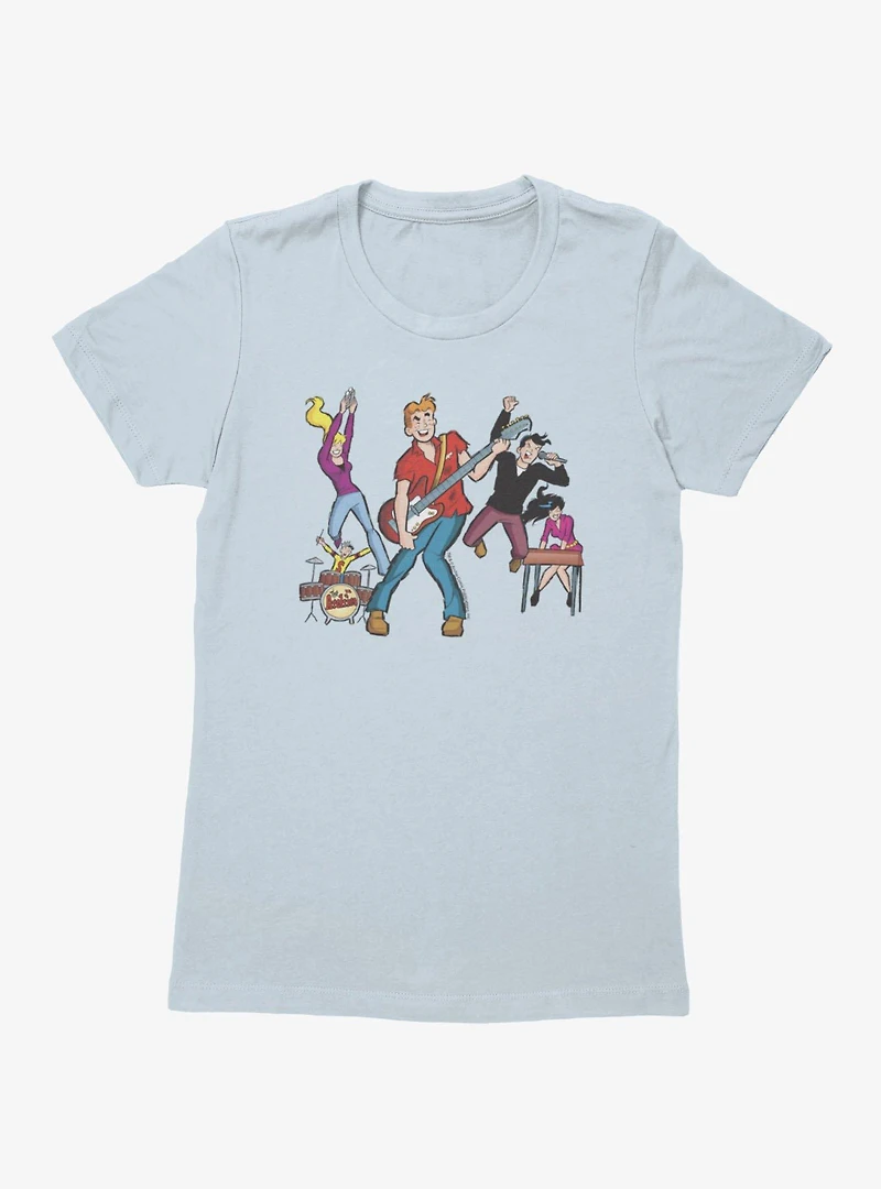 Archie Comics Band Jam Womens T-Shirt