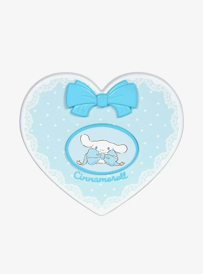 Cinnamoroll Lovely Ribbon LED Heart Compact Mirror