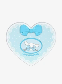 Cinnamoroll Lovely Ribbon LED Heart Compact Mirror