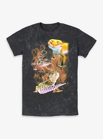 Bizarre Flaming Lizards Mineral Wash T-Shirt Box Lunch Exclusive