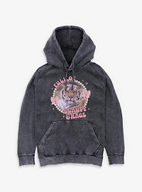 Full Of Beauty And Rage Tiger Mineral Wash Hoodie Box Lunch Exclusive