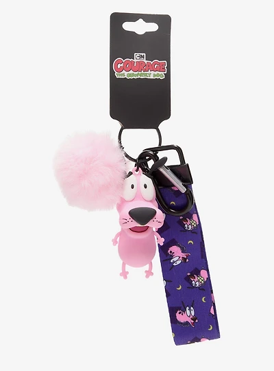 Courage the Cowardly Dog Multi-Charm Keychain