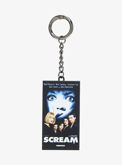Scream VHS Poster Sliding Keychain — BoxLunch Exclusive