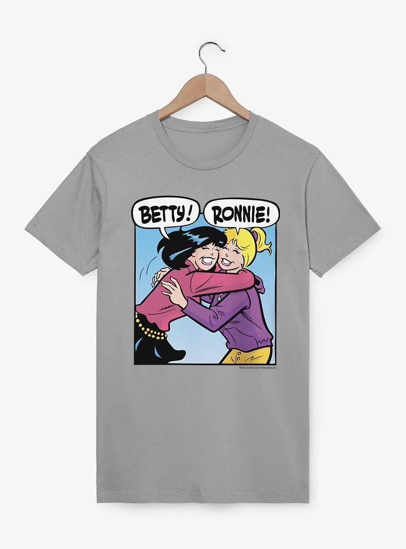 Archie Comics Betty And Ronnie Hug T-Shirt