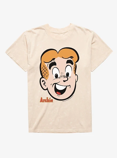 Archie Comics Big Face Mineral Wash T-Shirt