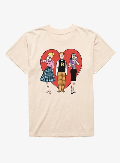 Archie Comics Heart Breaker Mineral Wash T-Shirt