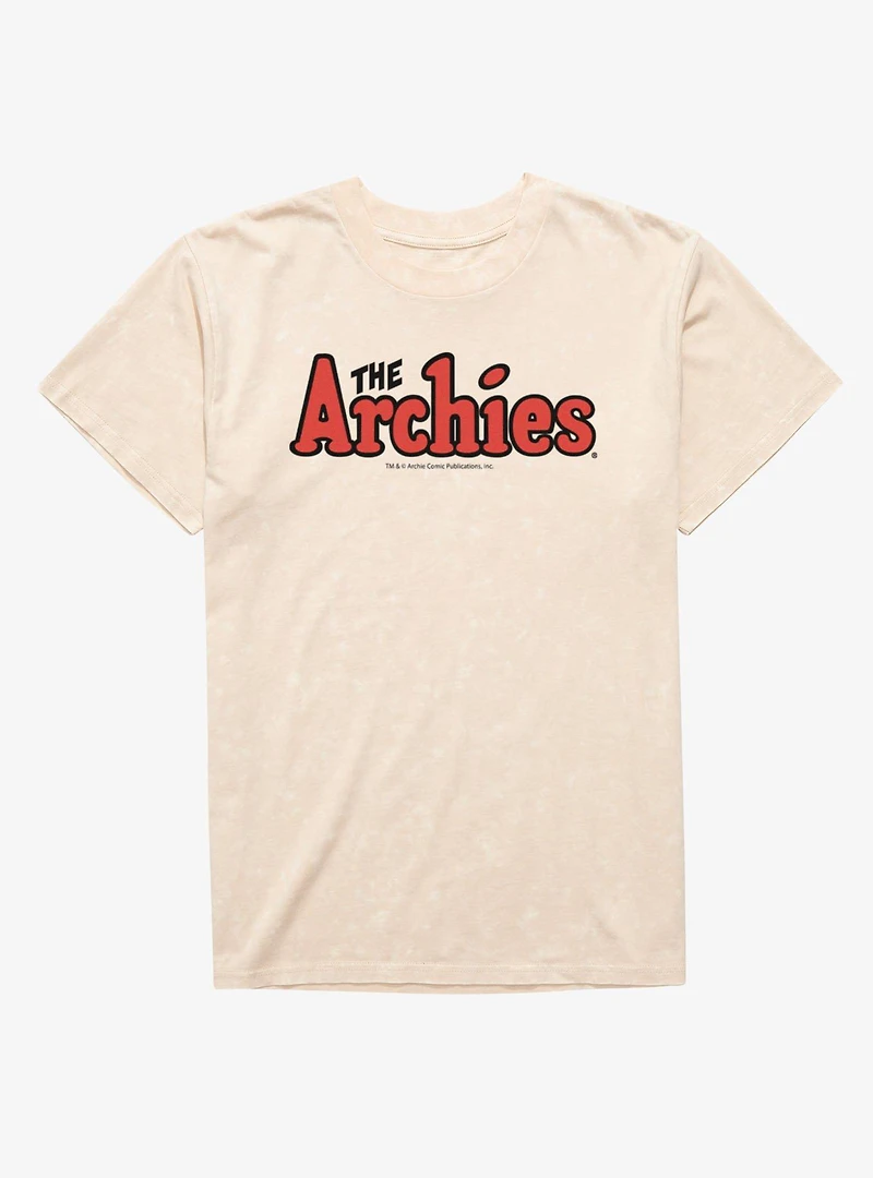 Archie Comics Simple Logo Mineral Wash T-Shirt