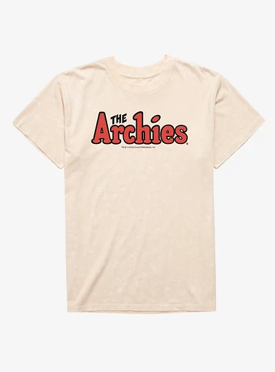 Archie Comics Simple Logo Mineral Wash T-Shirt