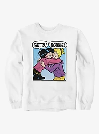 Archie Comics Betty And Ronnie Hug Sweatshirt