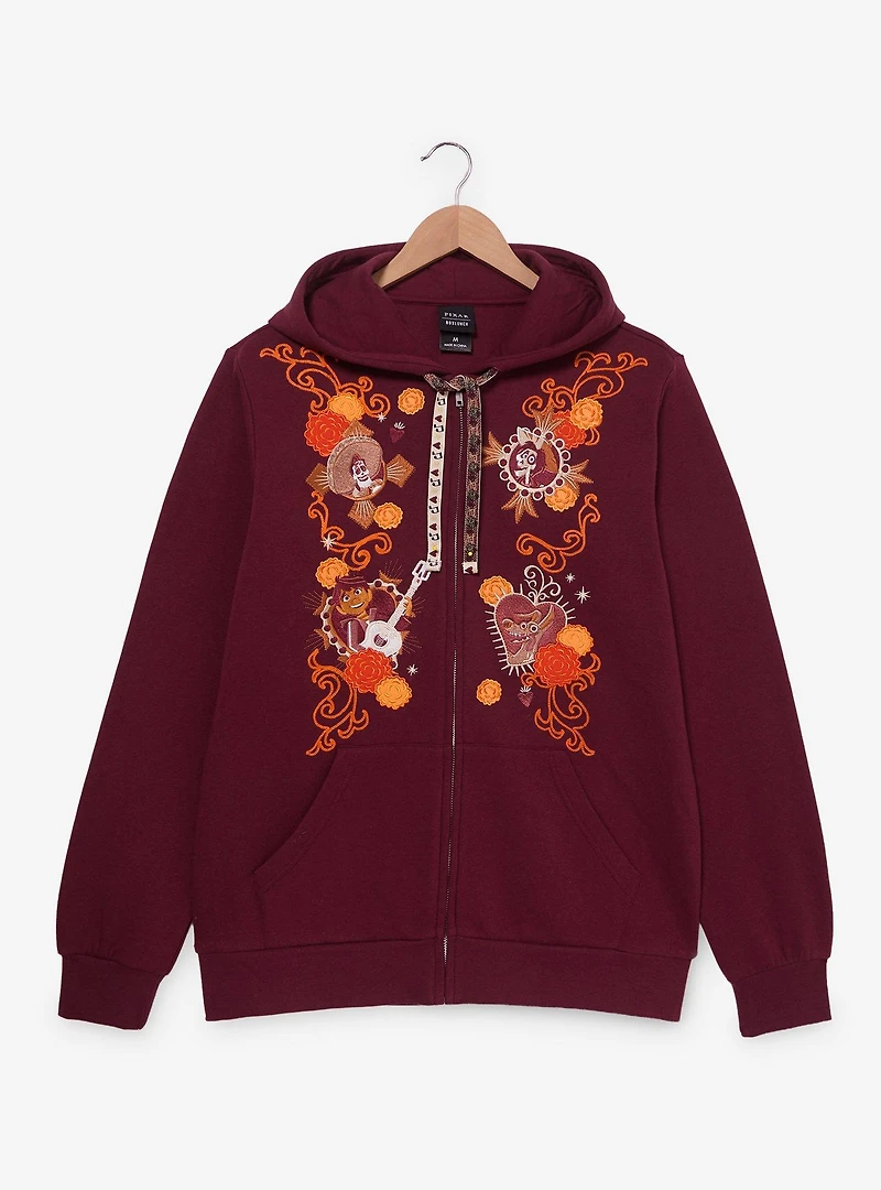 Disney Pixar Coco Embroidered Zippered Hoodie - BoxLunch Exclusive