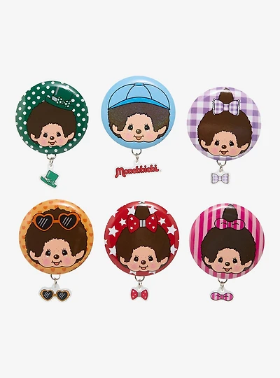 Whatever! Makes You Happy x Monchhichi Blind Bag Button Pin with Charm