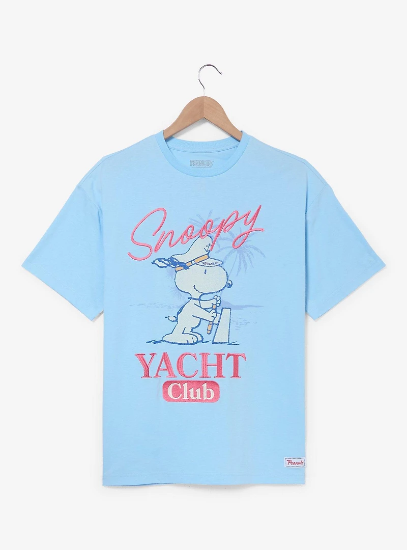 Peanuts Snoopy Yacht Club Women's T-Shirt - BoXLunch Exclusive