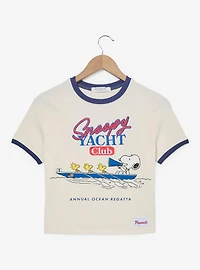Peanuts Snoopy Yacht Club Women's Baby Tee - BoxLunch Exclusive