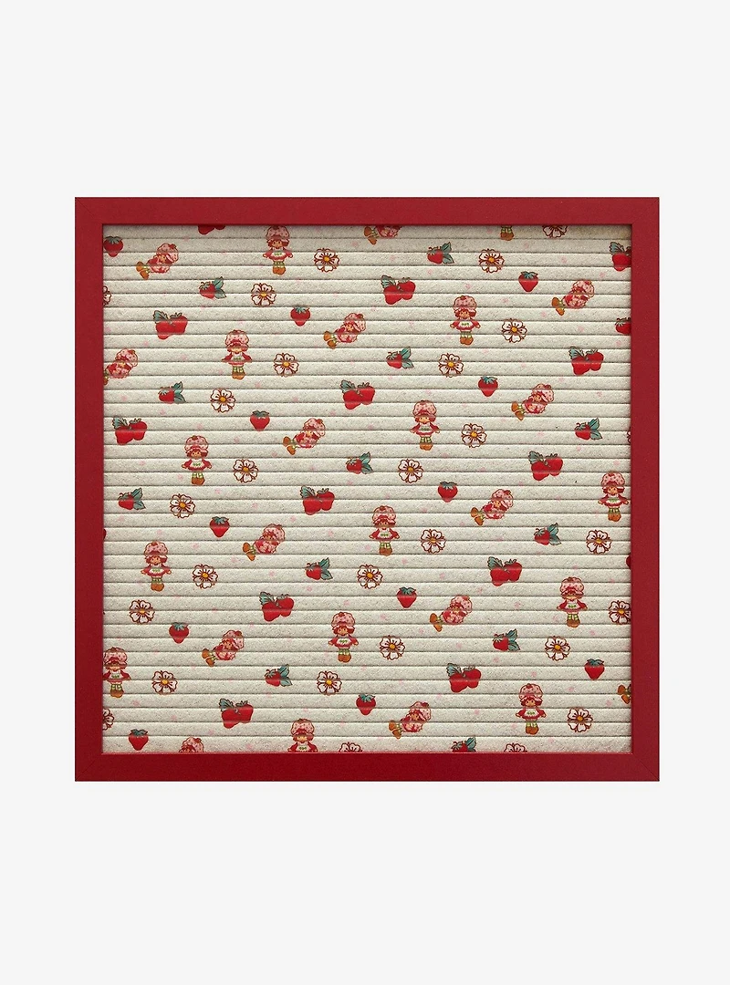 Strawberry Shortcake Letter Board with MDF Frame