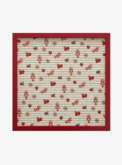 Strawberry Shortcake Letter Board with MDF Frame