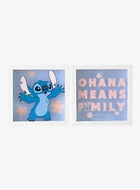 Disney Lilo & Stitch "Ohana Means Family" 2-Piece Dual Layer Wall Art