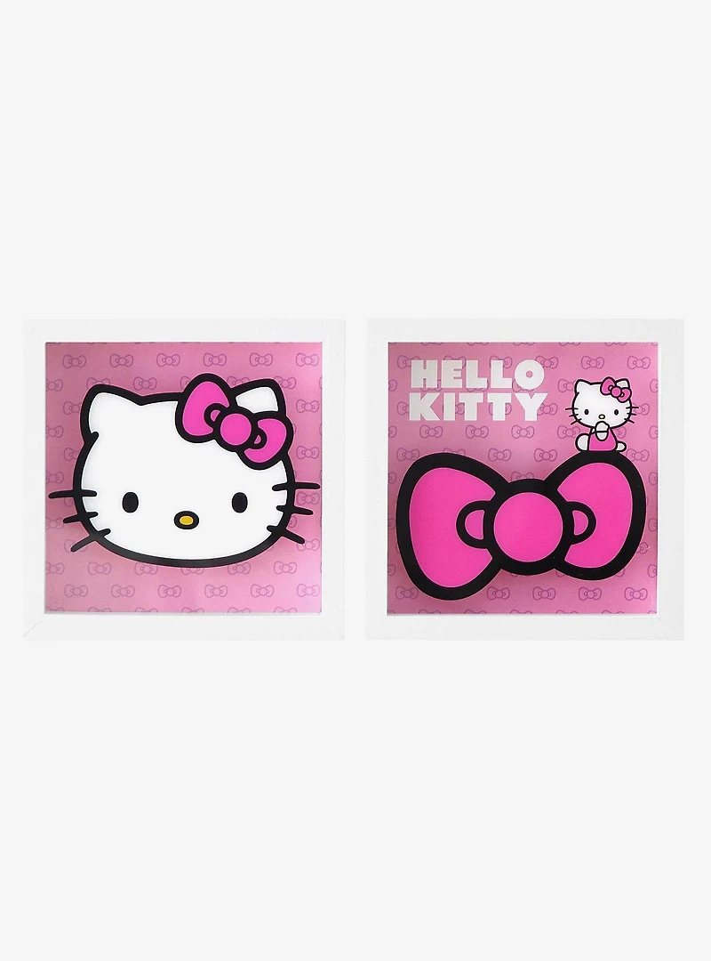 Sanrio Hello Kitty 2-Piece Dual Layer Wall Art