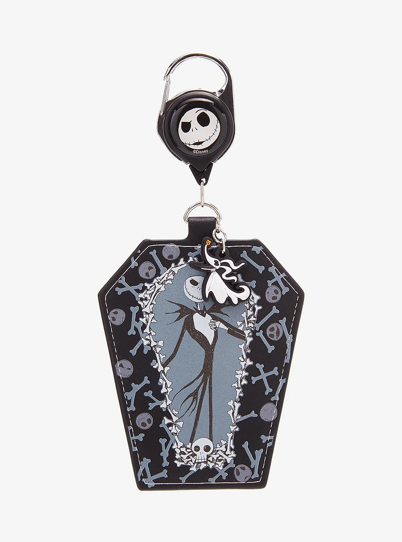 Disney The Nightmare Before Christmas Jack Skellington Coffin Retractable Lanyard