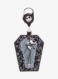 Disney The Nightmare Before Christmas Jack Skellington Coffin Retractable Lanyard
