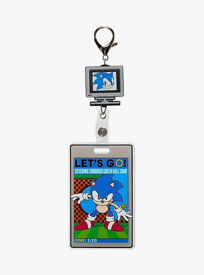 Sonic the Hedgehog Retractable Lanyard