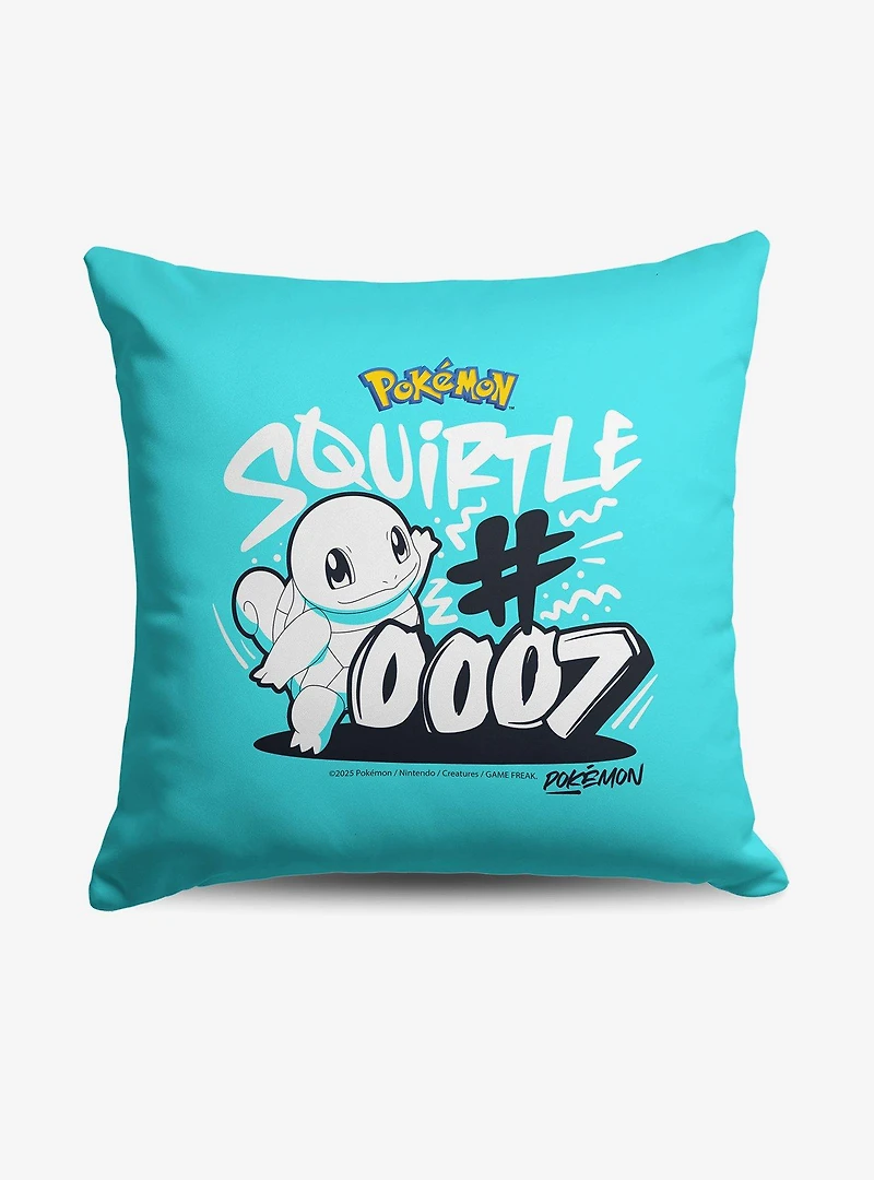 Pokémon Squirtle 0007 Throw Pillow