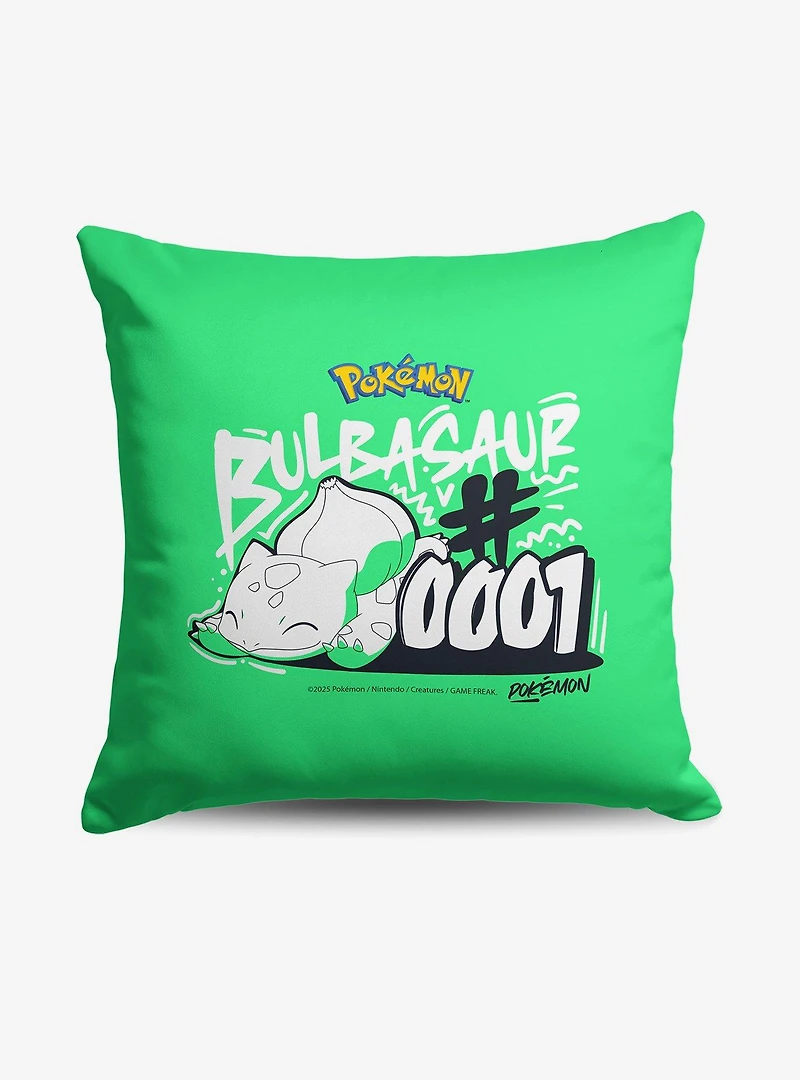 Pokémon Bulbasaur 0001 Throw Pillow