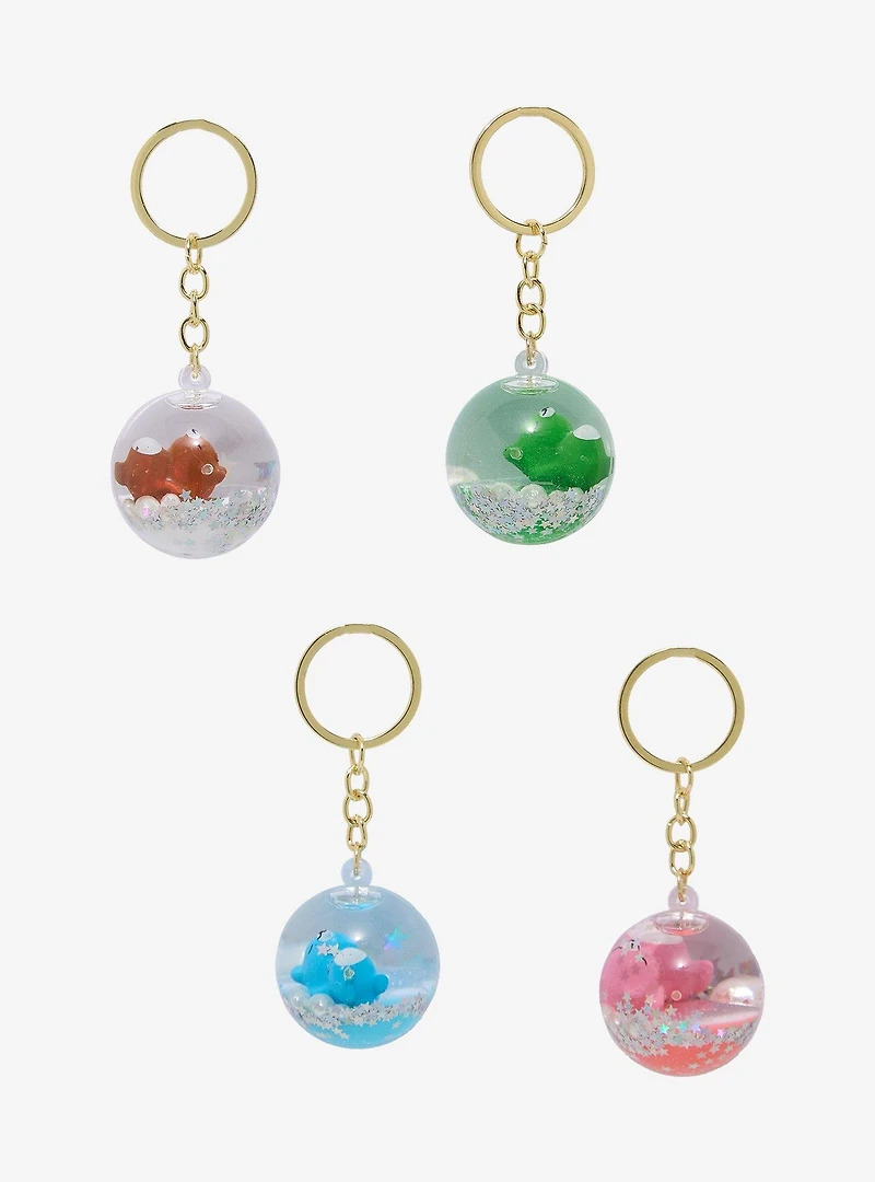 BC Mini Sleeping Bears Blind Assorted Liquid Filled Keychain