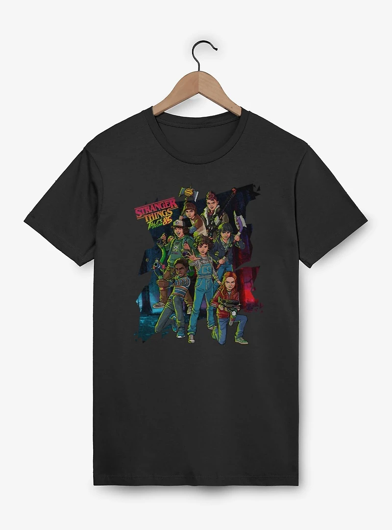 Stranger Things: Tales from '85 The Hawkins Investigators Club Group T-Shirt