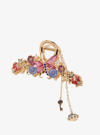 Coraline Dragonfly Claw Clip with Dangling Charm - BoxLunch Exclusive