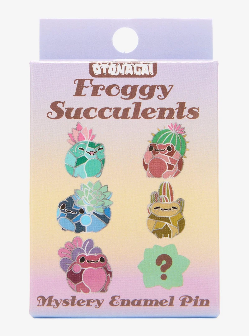 Otonagai Froggy Succulents Blind Box Enamel Pin - BoxLunch Exclusive