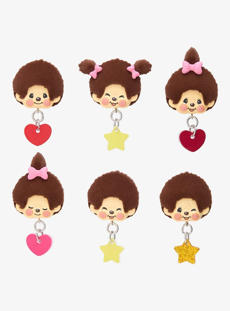 Whatever! Makes You Happy x Monchhichi Blind Box Flocked Pin with Dangling Charm - BoxLunch Exclusive