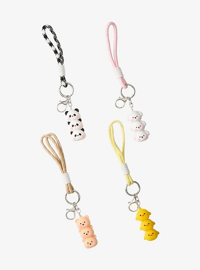Animal Stack Blind Assorted Paracord Wristlet Keychain