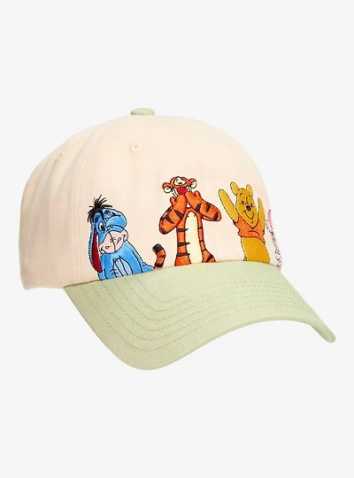 Disney Winnie the Pooh Embroidered Characters Ball Cap - BoxLunch Exclusive