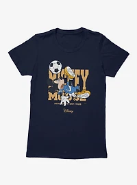 Disney Mickey Mouse Soccer Bicycle Kick Womens T-Shirt