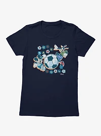 Disney Mickey And Friends Same Goal Soccer Womens T-Shirt