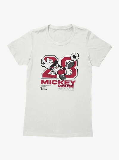 Disney Mickey Mouse 28 Football Club Womens T-Shirt