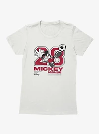 Disney Mickey Mouse 28 Football Club Womens T-Shirt