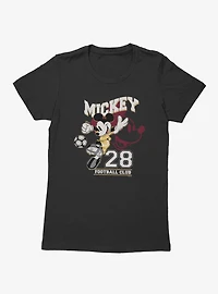 Disney Mickey Mouse Football SmilesWomens T-Shirt