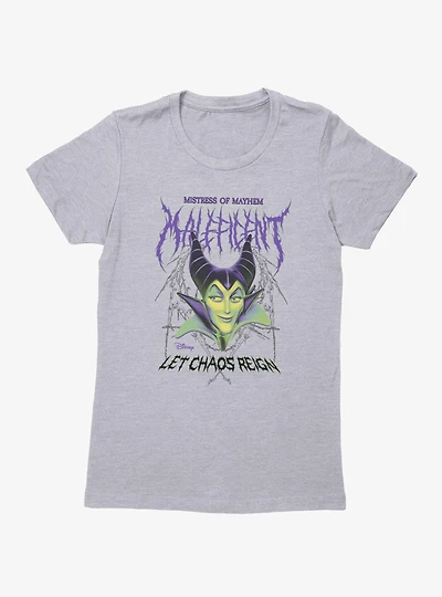 Disney Villains Maleficent Mistress Of Metal Mayhem Womens T-Shirt