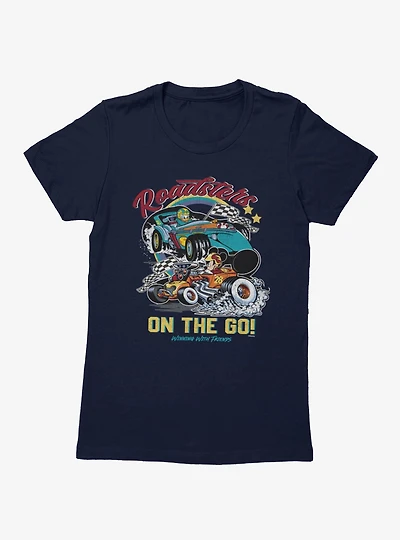 Disney Mickey Mouse Roadsters and Donald On The Go Womens T-Shirt