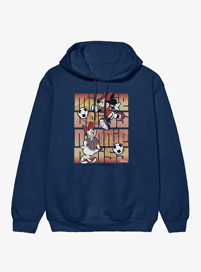Disney Mickey And Friends Minnie Daisy Soccer Team Hoodie